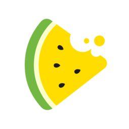 简笔画吃瓜,一瓜解千愁